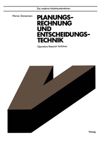 Abbildung von: Planungsrechnung und Entscheidungstechnik - Vieweg+Teubner Verlag