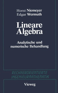 Enlarge image Cover: Lineare Algebra - Vieweg+Teubner Verlag