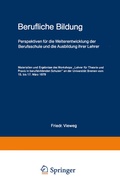 Cover: Berufliche Bildung - Vieweg+Teubner Verlag