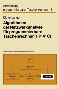 Abbildung von: Algorithmen der Netzwerkanalyse für programmierbare Taschenrechner (HP-41C) - Vieweg+Teubner Verlag