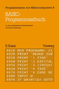 Enlarge image Cover: BASIC-Programmierbuch - Vieweg+Teubner Verlag