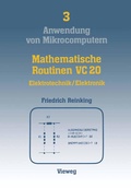 Cover: Mathematische Routinen VC 20 - Vieweg+Teubner Verlag
