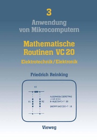 Enlarge image Cover: Mathematische Routinen VC 20 - Vieweg+Teubner Verlag