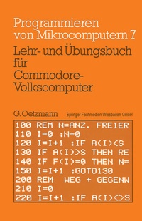Enlarge image Cover: Lehr- und Übungsbuch für Commodore-Volkscomputer - Vieweg+Teubner Verlag