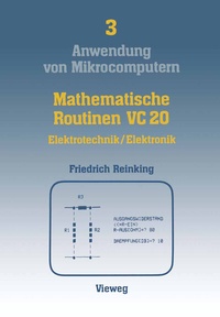Abbildung von: Mathematische Routinen VC 20 - Vieweg+Teubner Verlag