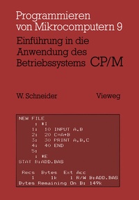 Abbildung von: Einführung in die Anwendung des Betriebssystems CP/M - Vieweg+Teubner Verlag