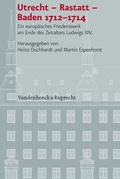 Cover: Utrecht - Rastatt - Baden 1712-1714 - Vandenhoeck & Ruprecht