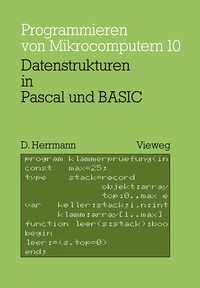 Abbildung von: Datenstrukturen in Pascal und BASIC - Vieweg+Teubner Verlag
