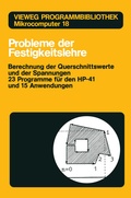 Cover: Probleme der Festigkeitslehre - Vieweg+Teubner Verlag