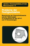 Cover: Probleme der Festigkeitslehre - Vieweg+Teubner Verlag