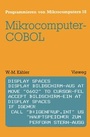 Cover: Mikrocomputer-COBOL - Vieweg+Teubner Verlag