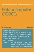 Cover: Mikrocomputer-COBOL - Vieweg+Teubner Verlag