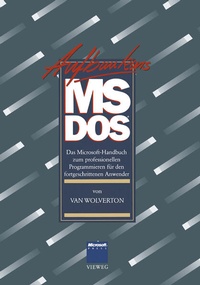 Enlarge image Cover: Aufbaukurs MS-DOS - Vieweg+Teubner Verlag