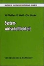 Cover: Systemwirtschaftlichkeit - Vandenhoeck & Ruprecht