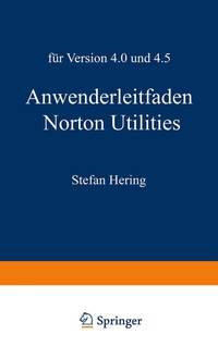 Abbildung von: Anwenderleitfaden Norton Utilities - Vieweg+Teubner Verlag