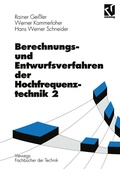 Cover: Berechnungs- und Entwurfsverfahren der Hochfrequenztechnik - Vieweg+Teubner Verlag