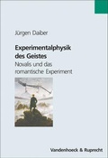 Cover: Experimentalphysik des Geistes - Vandenhoeck & Ruprecht
