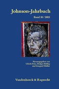 Cover: Johnson-Jahrbuch Bd.10/2003 - Vandenhoeck & Ruprecht