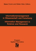 Cover: Informationsmanagement in Wissenschaft und Forschung - Vieweg+Teubner Verlag