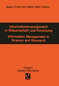Cover: Informationsmanagement in Wissenschaft und Forschung - Vieweg+Teubner Verlag