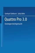 Cover: Quattro Pro 3.0 - Vieweg+Teubner Verlag