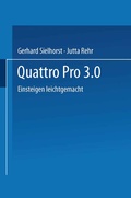 Cover: Quattro Pro 3.0 - Vieweg+Teubner Verlag