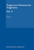 Cover: Tragicorum Romanorum Fragmenta. Vol. II - Vandenhoeck & Ruprecht