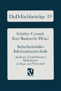 Abbildung von: Sicherheitsrisiko Informationstechnik - Vieweg+Teubner Verlag