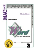 Cover: Das Buch zu Word f&uuml;r den Macintosh - Vieweg+Teubner Verlag