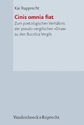 Cover: Cinis omnia fiat - Vandenhoeck & Ruprecht