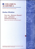Cover: Von der "Kleinen Eiszeit" zum "globalen Gletscherr&uuml;ckzug" - Franz Steiner Verlag