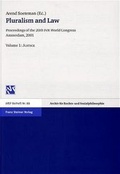 Cover: Pluralism and Law - Vol.1: Justice - Franz Steiner Verlag