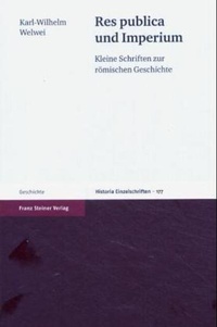 Enlarge image Cover: Res publica und Imperium - Franz Steiner Verlag