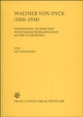 Cover: Walther von Dyck (1856-1934) - Franz Steiner Verlag