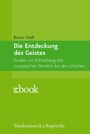 Cover: Die Entdeckung des Geistes - Vandenhoeck & Ruprecht