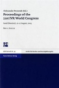 Cover: Justice - Franz Steiner Verlag