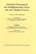 Cover: Sanskrit-W&ouml;rterbuch der buddhistischen Texte aus den Turfan-Funden. Lieferung 8 - Vandenhoeck & Ruprecht