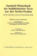 Cover: Sanskrit-W&ouml;rterbuch der buddhistischen Texte aus den Turfan-Funden. Lieferung 10 - Vandenhoeck & Ruprecht