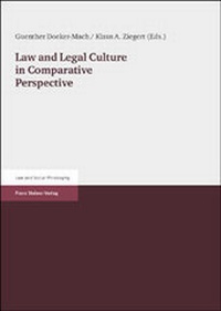 Enlarge image Cover: Law and Legal Culture in Comparative Perspective - Franz Steiner Verlag