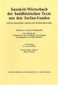 Cover: Sanskrit-W&ouml;rterbuch der buddhistischen Texte aus den Turfan-Funden. Lieferung 16 - Vandenhoeck & Ruprecht