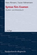Cover: Syntax f&uuml;rs Examen - Vandenhoeck & Ruprecht