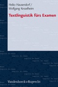 Cover: Textlinguistik f&uuml;rs Examen - Vandenhoeck & Ruprecht