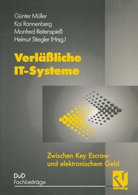 Enlarge image Cover: Verläßliche IT-Systeme - Vieweg+Teubner Verlag