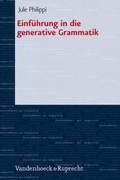 Cover: Einf&uuml;hrung in die generative Grammatik - Vandenhoeck & Ruprecht