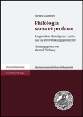 Cover: Philologia sacra et profana - Franz Steiner Verlag