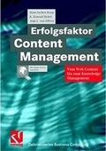 Cover: Erfolgsfaktor Content Management - Vieweg+Teubner Verlag