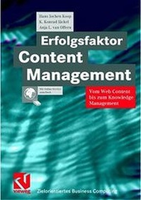 Enlarge image Cover: Erfolgsfaktor Content Management - Vieweg+Teubner Verlag