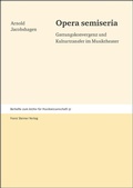 Cover: Opera semiseria - Franz Steiner Verlag