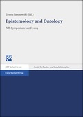 Cover: Epistemology and Ontology - Franz Steiner Verlag