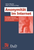 Cover: Anonymit&auml;t im Internet - Vieweg+Teubner Verlag